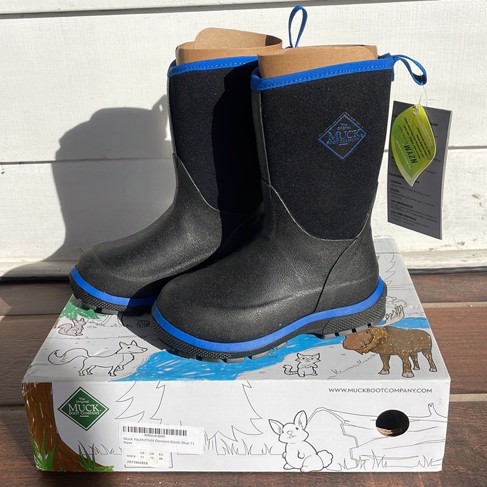 NIB Original Muck Boot Company Element Slushmaster Kid’s winter boots, Size 11